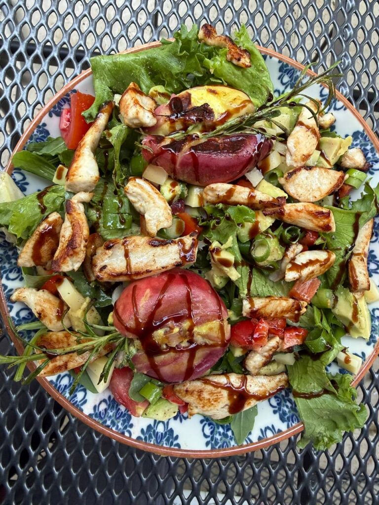 essen bei der spiralfrau